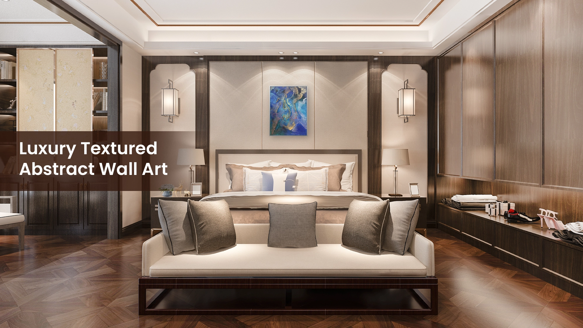 Luxury Textured Abstract Wall Art Luxury Textured Abstract